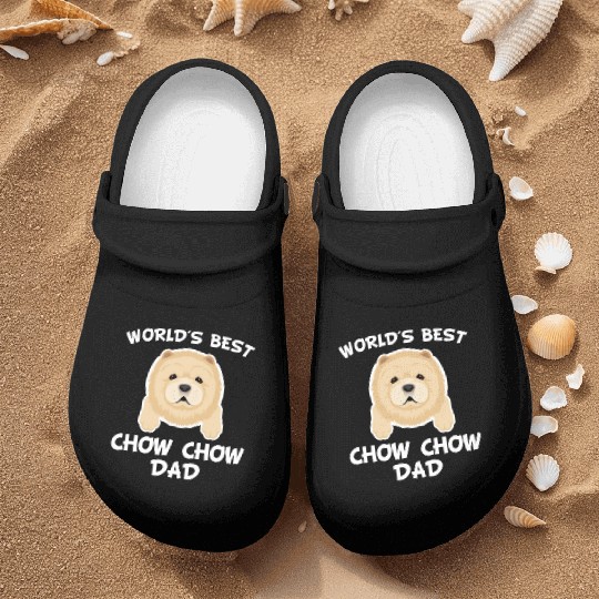 World s Best Chow Chow Dad Nurse Clogs