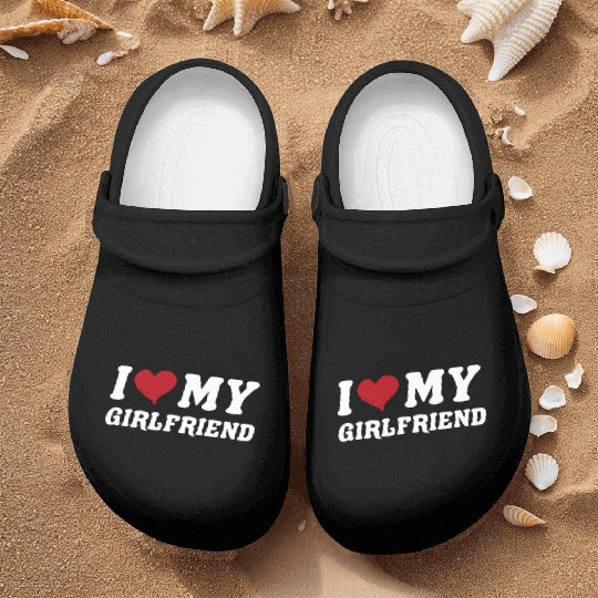 I Love My Girlfriend I Heart My Girlfriend Nurse Clogs