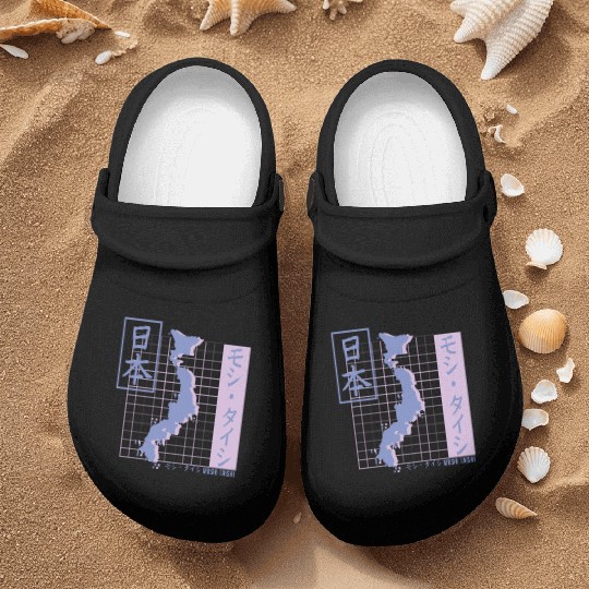 Vaporwave Pastel Japanese Streetwear Aesthetic Nurse Clogs