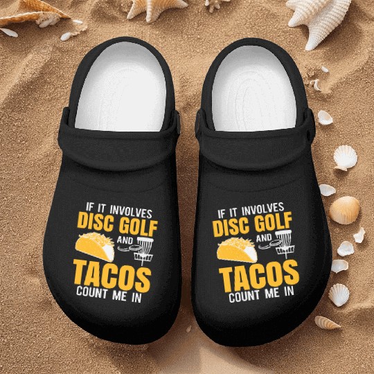 Disc Golf Tacos Nurse Clogs