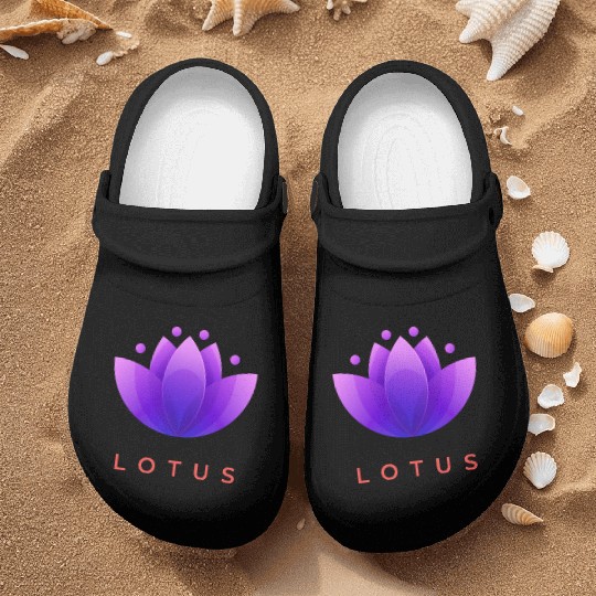 "Blooming Serenity: The Essence of Lotus Design" Nurse Clogs