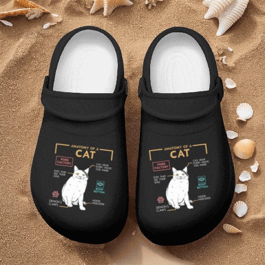 Funny Weird Cat Meme Smiling Anatomy of A Cat Nurse Clogs