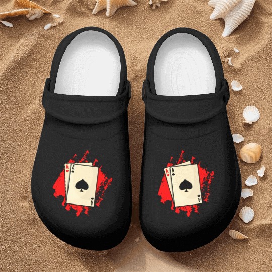 Poker Cards Pocket Rocket Poker Poker Player Nurse Clogs