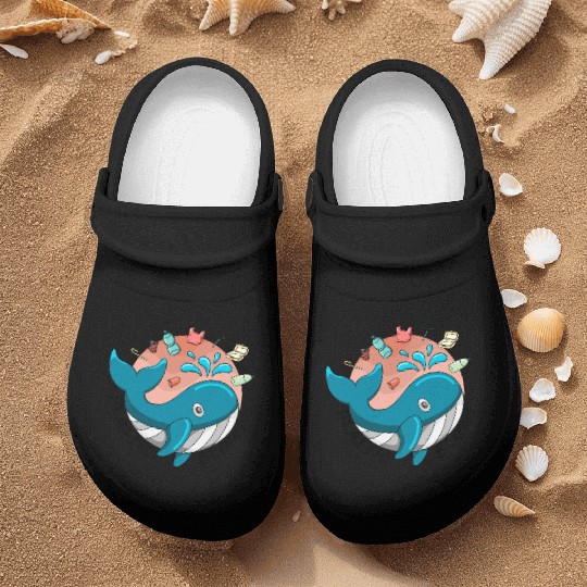 Earth Day Plastic Blows Whale Lover Plastic Free Nurse Clogs