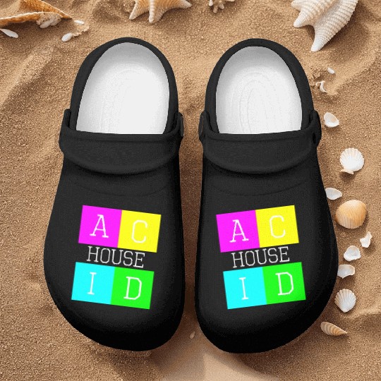 Acid house logo Nurse Clogs