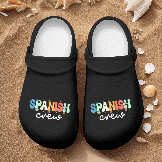 Spanish Teacher Spanish Crew Back To School Nurse Clogs