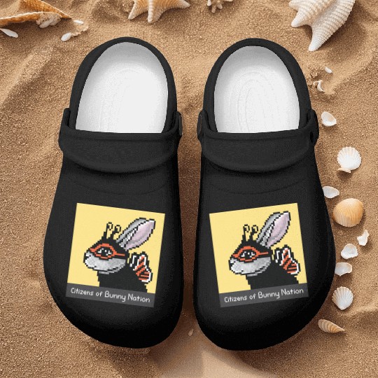 Citizens of Bunny Nation NFT #24 Artwork Nurse Clogs