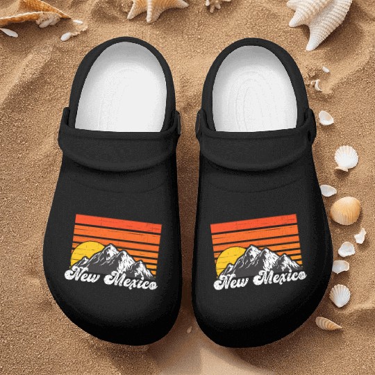 New Mexico Mountains Hiking Love New Mexico Nurse Clogs