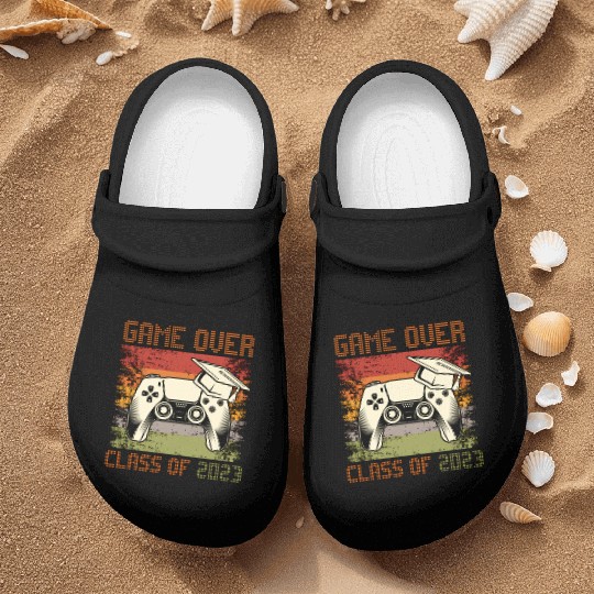 Game Over Class Of 2023 Senior 2023 School Nurse Clogs