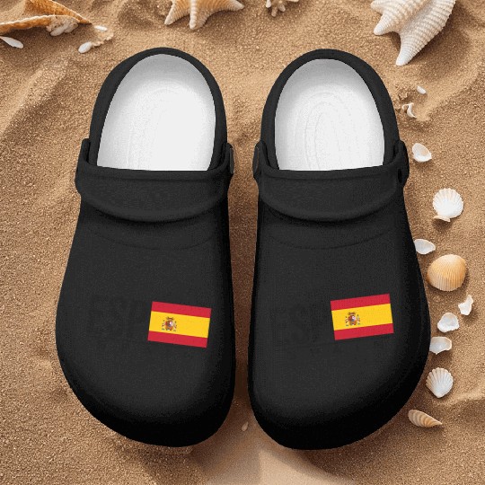 Spain Flag Spanish Espana Sports Games Athletics J Nurse Clogs
