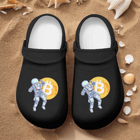 Bitcoin Coin-Crypto Astronaut Nurse Clogs