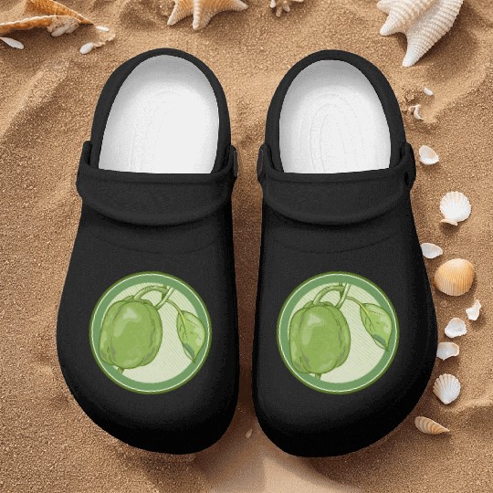 Green Bell Pepper Nurse Clogs