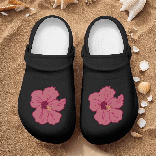 Hibiscus Flower Nurse Clogs