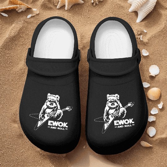 New Ewok And Roll Guitar Funny Nurse Clogs