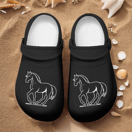 Horse Equine Pony Nurse Clogs