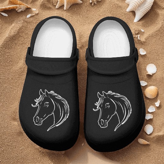 Horse Equine Pony Nurse Clogs
