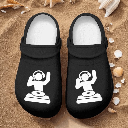 Dj Turntable Dj Vinyl Music Mixer Nurse Clogs