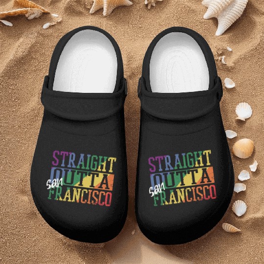 Straight Outta San Francisco Nurse Clogs