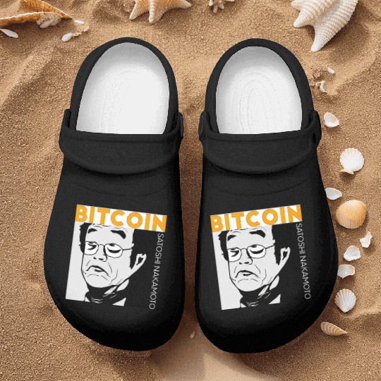 Bitcoin Coin-Satoshi Nakamoto Nurse Clogs