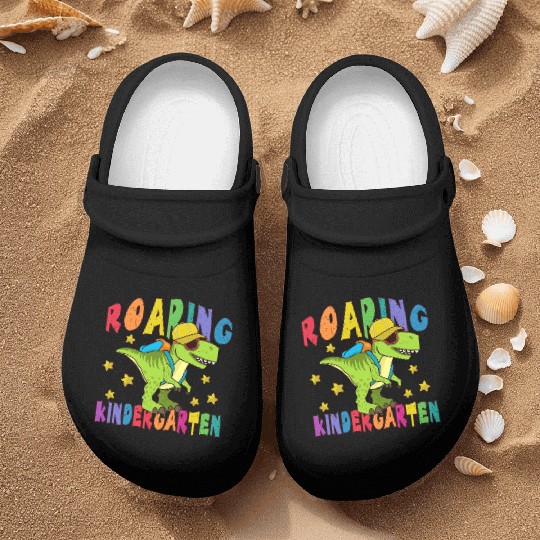Roaring Kindergarten Back To School Nurse Clogs