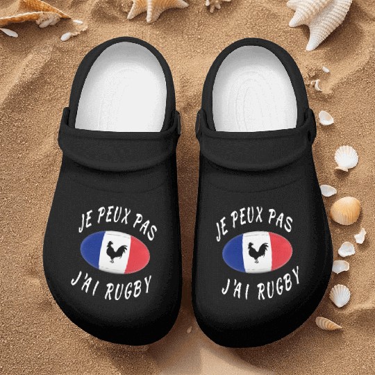 Je Peux Pas J ai Rugby France Rugby Cadeau Nurse Clogs