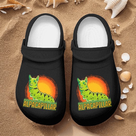 Alpacapillar Funny Alpaca Llama Lover Pun Nurse Clogs