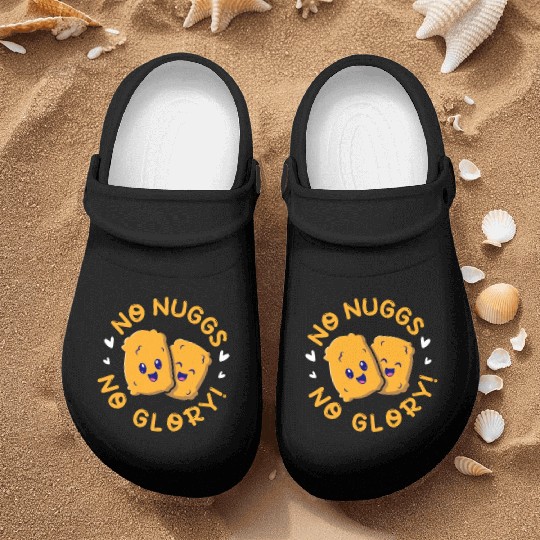 No Nuggs No Glory, Chicken Nuggets Nurse Clogs