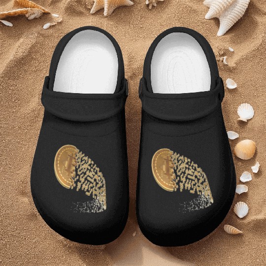 Crypto BITCOIN design 3 Nurse Clogs