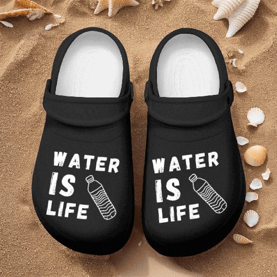 Water Is Life Save Water Save The Planet Earth Nurse Clogs
