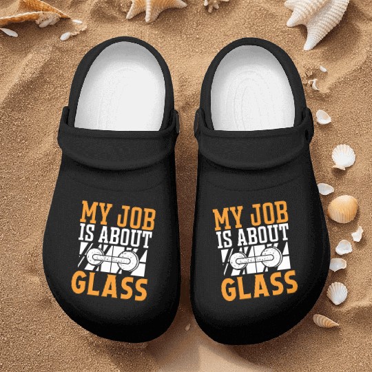 Glazier worker job is about glass glassworker Nurse Clogs