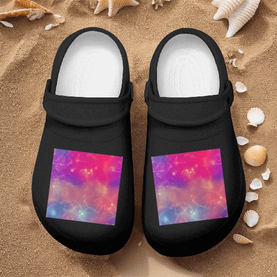 galaxy nebula draw abstract Nurse Clogs