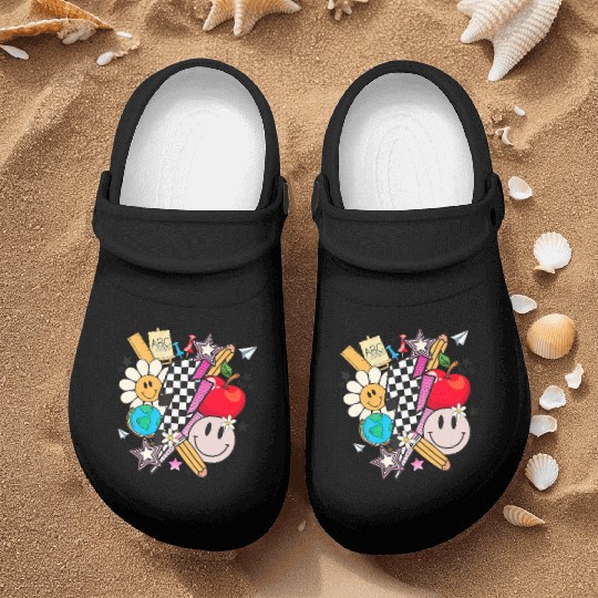 Retro Teacher Life 2023 Back To School Nurse Clogs
