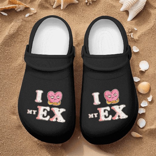 Funny I Heart My Ex GF I Love My Ex Girlfriend Nurse Clogs