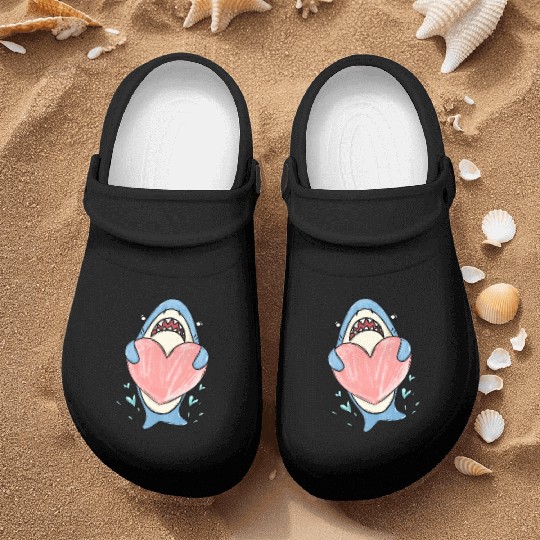 Love Shark Nurse Clogs