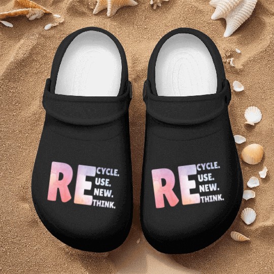 Recycle Use New Think Earth Day Tees Nurse Clogs