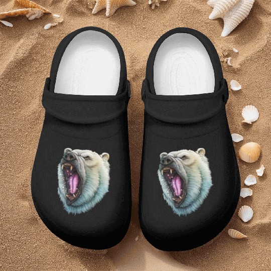 Angry Polar Bear Nurse Clogs