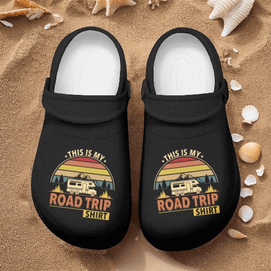 This Is My Road Trip Nurse Clogs - Camper Gift Nurse Clogs