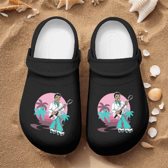 Breezin' on Wheels Retro Cartoon - Malibu Style Nurse Clogs