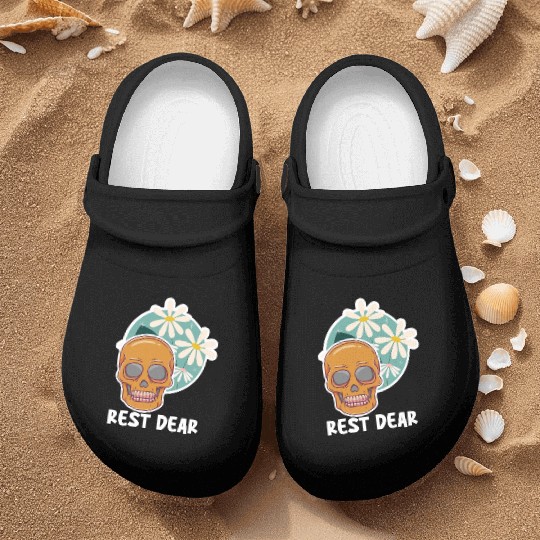 Rest In peace Halloween Day NFT Art Nurse Clogs