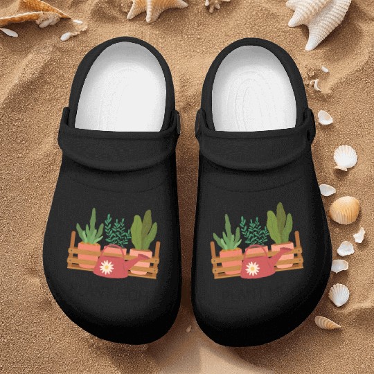 Pot Plant Mom Nurse Clogs