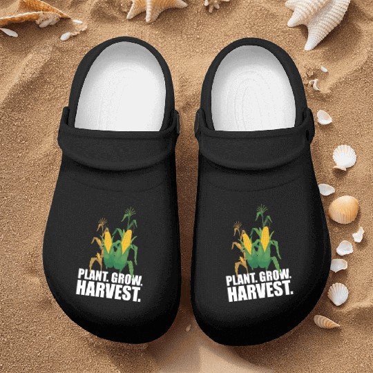 Corn Farmer Plant Grow Harvest Nurse Clogs