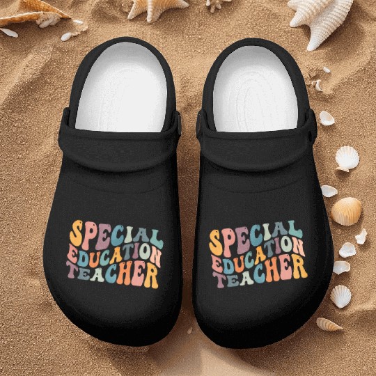 Groovy Special Education Teacher SPED Nurse Clogs