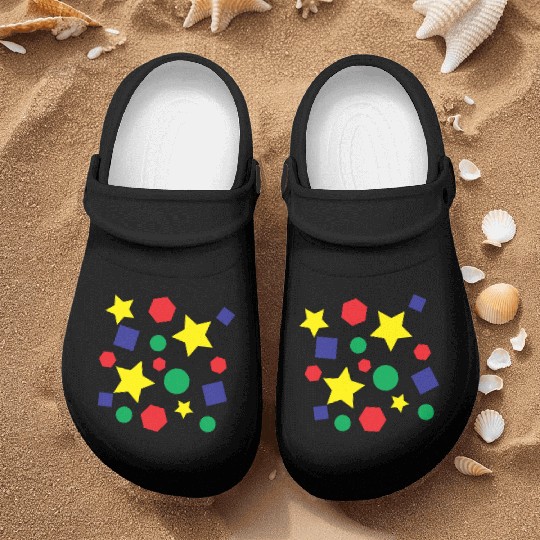 Nurse Clogs Includes patterns multi-colored