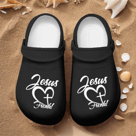 Jesus Freak Love Jesus Christian Christmas Nurse Clogs