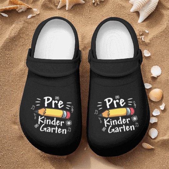 Cute Pre Kindergarten Back To School Pre K Teacher Nurse Clogs