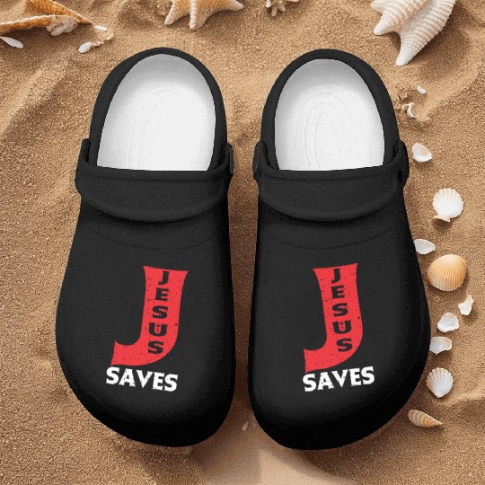 Jesus Saves Love Jesus Christian Christmas Nurse Clogs