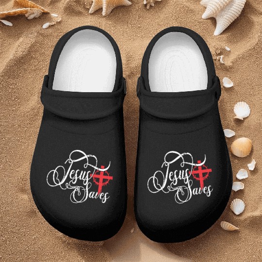 Jesus Saves Love Jesus Christmas Christian Nurse Clogs