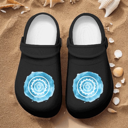 Clear Expressions: Throat Chakra Artistry Nurse Clogs