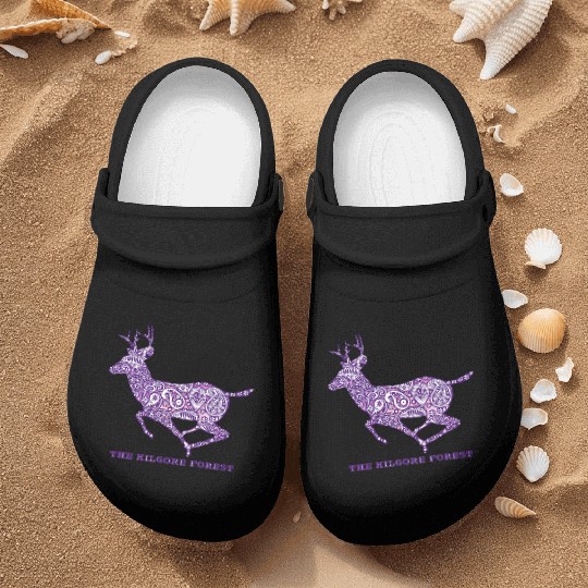 Deer - Violet Nurse Clogs