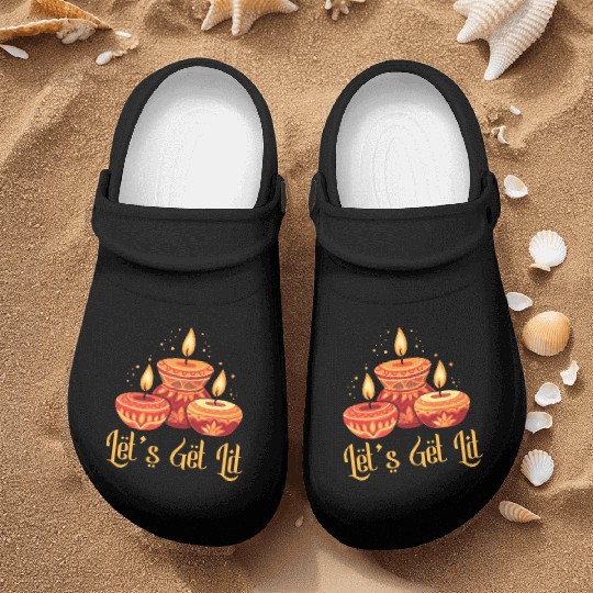 Happy Diwali Diwali Festival Indian Hindu Hinduism Nurse Clogs